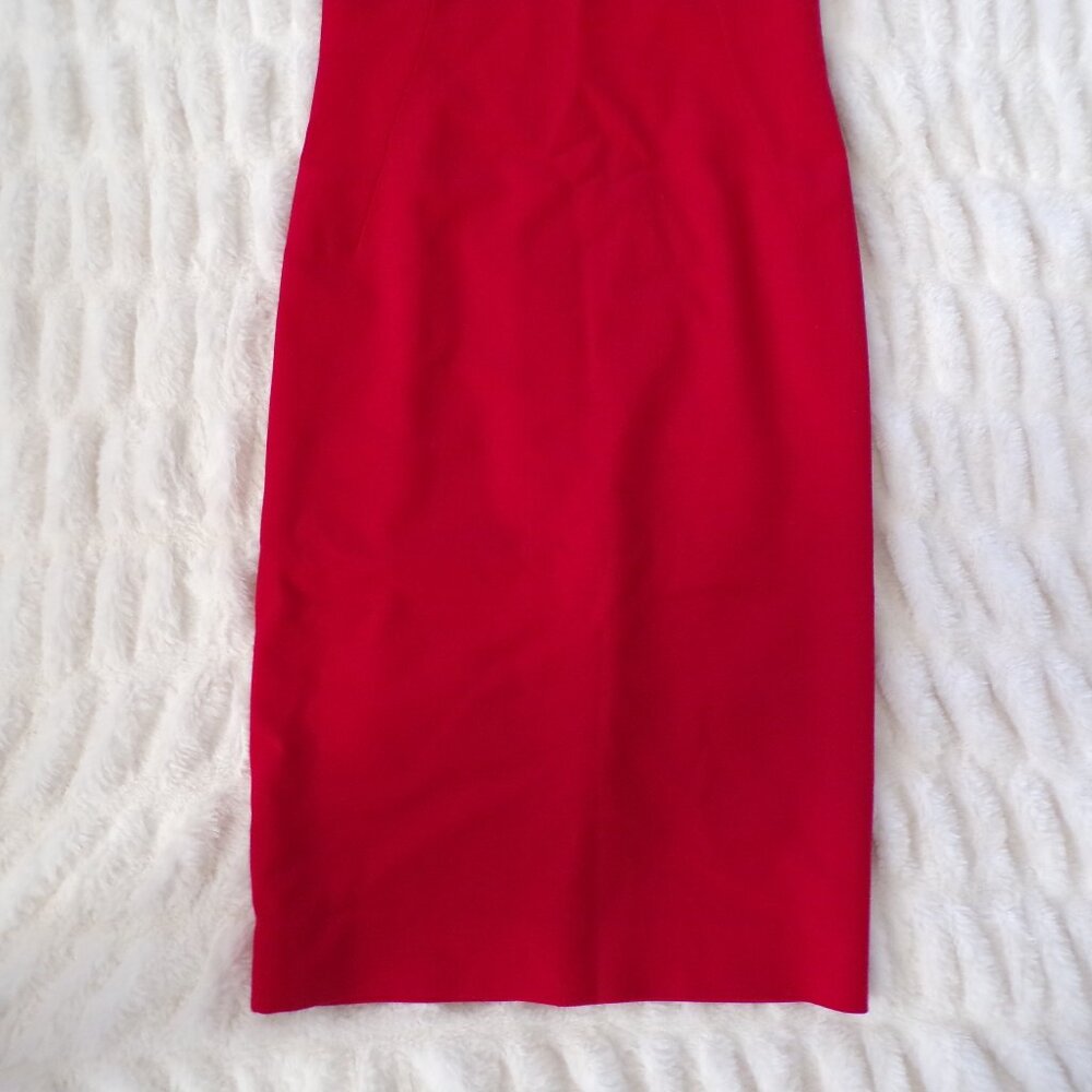 Dolce & Gabbana red pencil sheath dress 44/ M - Picture 3 of 10